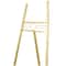 55.5" Gold Metal Geometric 3-Tier Display Easel
